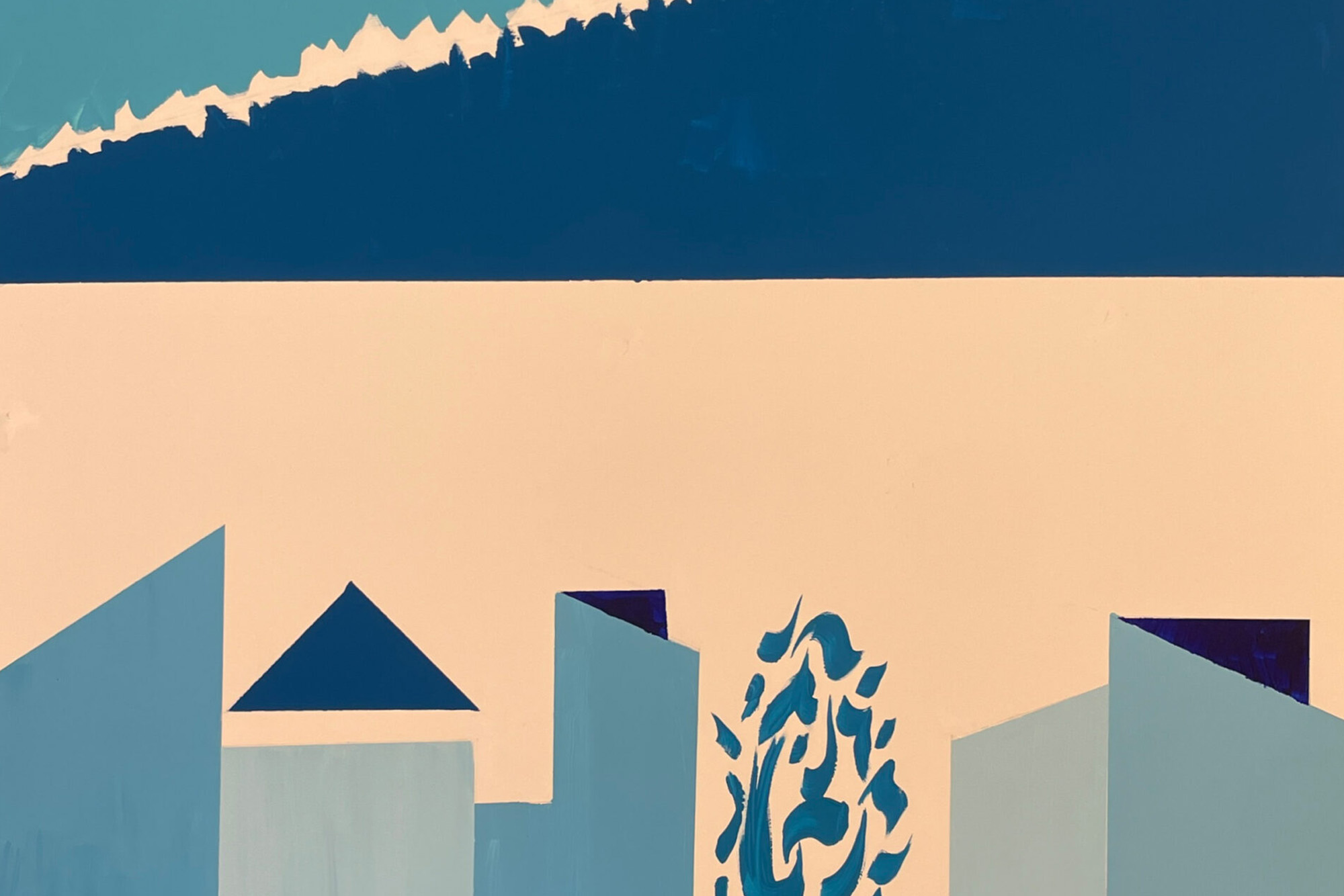 Tahar Ben Jelloun La sérénité a trouvé son lieu at Pascal Robert Gallery